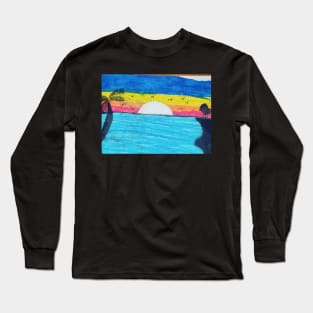 Tropical view Long Sleeve T-Shirt